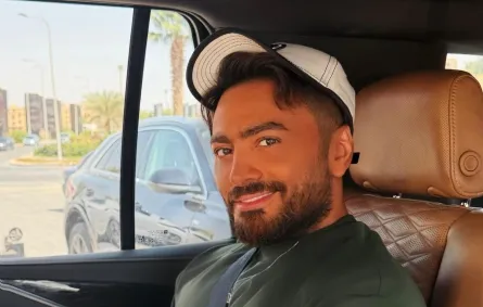 تامر حسني- الصورة من حسابه على إنستغرام