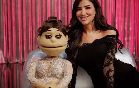 مي عمر مع أبلة فاهيتا - الصورة من حساب مي على إنستغرام