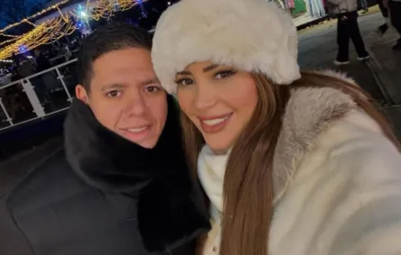 نسرين طافش وزوجها - الصورة من حسابها على إنستغرام