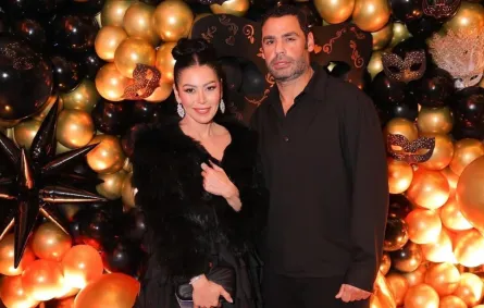 لقاء الخميسي وزوجها محمد عبد المنصف- الصورة من حسابها على إنستغرام