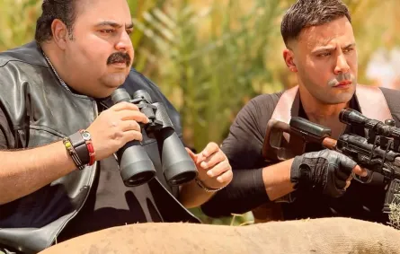 شيكو ومحمد إمام من فيلم صقر وكناريا - الصورة من حساب شيكو على إنستغرام