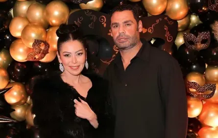 لقاء الخميسي وزوجها محمد عبد المنصف- الصورة من حسابها على إنستغرام