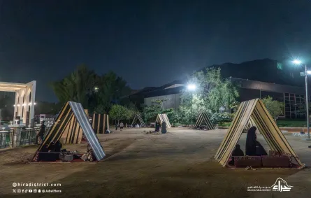 انطلاق فعاليات شتاء حراء. الصورة من الحساب الرسمي لحي حراء الثقافي على منصة x