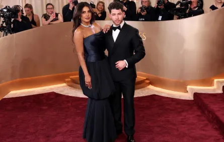 بريانكا شوبرا Priyanka Chopra Jonas ونيك جوناس Nick Jonas في حفل توزيع جوائز غولدن غلوب 2026. مصدر الصورة: MONICA SCHIPPER / GETTY IMAGES NORTH AMERICA / GETTY IMAGES VIA AFP