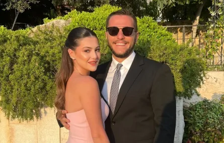 دانا الحلاني وخطيبها آلان سعد- الصورة من حسابها على إنستغرام