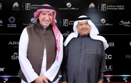 محمد عبده وسالم الهندي -الصورة من المركز الإعلامي لمجموعة روتانا