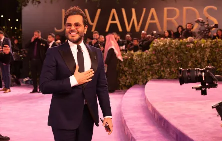 الإعلامي نيشان في Joy Awards 2026- الصورة من الهيئة العامة للترفيه