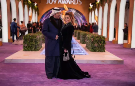 أصالة وزوجها فائق حسن- الصورة من المركز الإعلامي لـ  مجموعة MBC