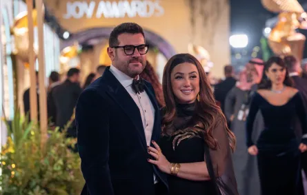 عمرو يوسف وزوجته كندة علوش - الصورة من هيئة الترفيه