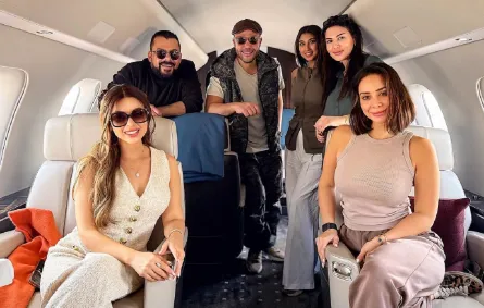 أسرة مسلسل الكينج- الصورة من حساب محمد إمام على إنستغرام