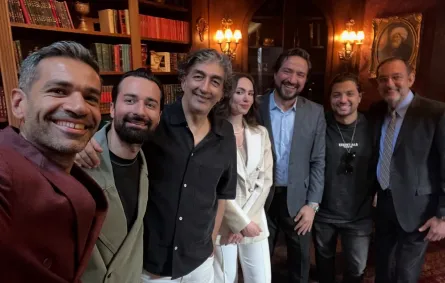 أبطال فيلم قصر الباشا - الصورة من حساب صدقي صخر على إنستغرام