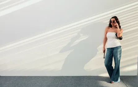 النجمة السورية ريام كفارنة في جلسة تصوير خاصة لـ«سيدتي»- تصوير: يحيى أحمد