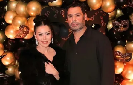 لقاء الخميسي وزوجها محمد عبد المنصف- الصورة من حسابها على إنستغرام