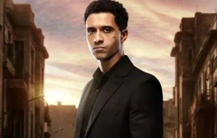 عصام عمر على الملصق الدعائي لبطل العالم- الصورة من المركز الإعلامي للمسلسل