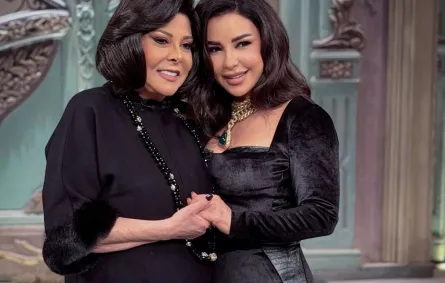 ماغي بو غصن مع إسعاد يونس من حلقتها في برنامج "صاحبة السعادة" - الصورة من حساب ماغي على إنستغرام