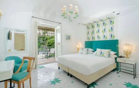 غرفة في فندق بالاتزو مورات (الصورة من صفحة palazzomuratpositano الرسمية على انستغرام)