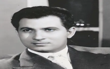 صورة للفنان عمر الحريري في فترة الشباب - الصورة من ابنته ميريت