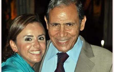 علا رشدي ووالدها الراحل - الصورة من حسابها على انستغرام