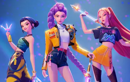 فيلم K-Pop Demon Hunters - الصورة من الشركة المنتجة