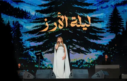 كارول سماحة- الصورة من المركز الاعلامي لشركة بنش مارك