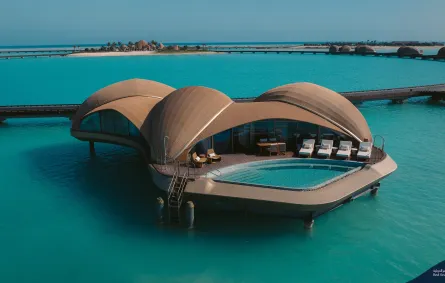 أحد منتجعات البحر الأحمر. الصورة من الحساب الرسمي للبحر الأحمر الدولية على منصة x