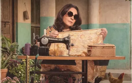 هدى حسين على الملصق الدعائي لمسلسل الغميضة- الصورة من حساب منصة شاهد على إنستغرام