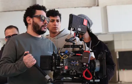 الصورة من المركز الإعلامي للمخرج محمد سلامة 