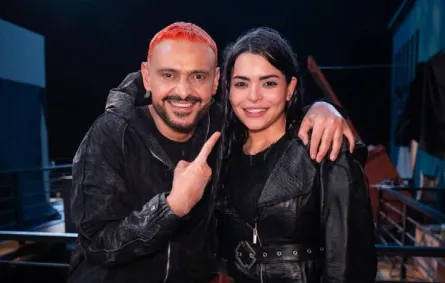 أسماء جلال مع رامز جلال - الصورة من حساب رامز على انستغرام