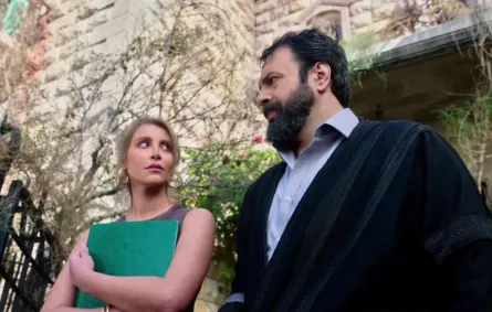 نور علي وتيم حسن في أحد مشاهد مسلسل مولانا- الصورة من حسابها على إنستغرام