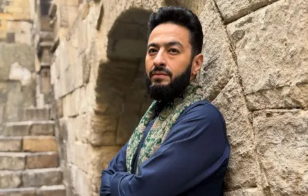حمادة هلال من مسلسل المداح 6  الصورة من حسابه على إنستغرام