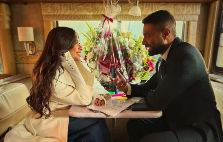 ياسمين عبد العزيز وكريم فهمي - الصورة من حساب كريم فهمي على انستغرام