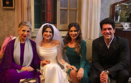 أبطال مسلسل الست موناليزا - الصورة من صفحة انجي المقدم على فيس بوك