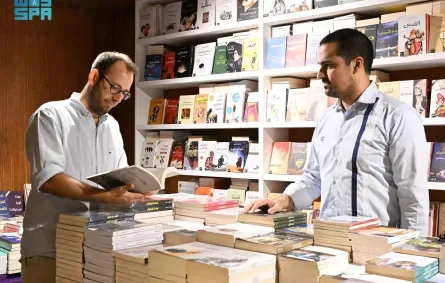 رواق الكتب في جدة التاريخية. الصورة من وكالة الأنباء السعودية "واس"