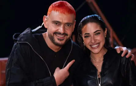 آية سماحة مع رامز جلال بعد الحلقة