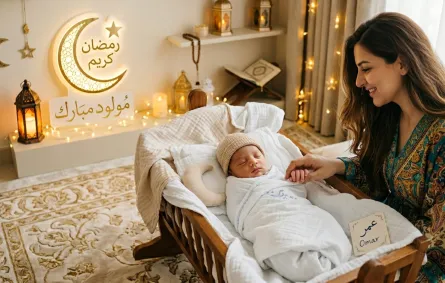 صورة مولود في رمضان