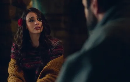 نانسي خوري وتيم حسن من مولانا - الصورة من شاشة عرض المسلسل