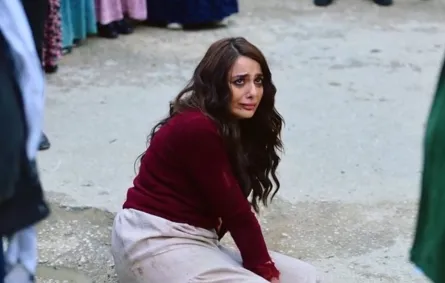 نانسي خوري في مسلسل مولانا- الصورة من شاشة عرض المسلسل