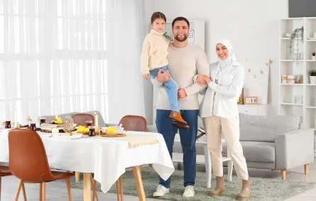 صورة لأسرة في رمضان