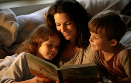 صورة لأم تحكي قصة