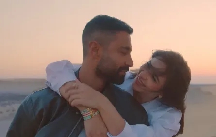 ياسمين عبد العزيز وكريم فهمي من مسلسل وننسى اللي كان