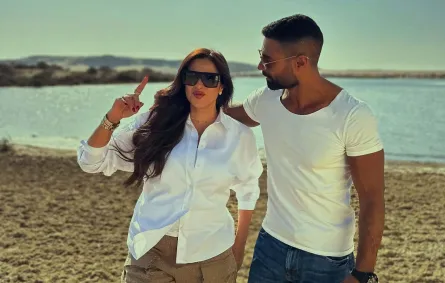 ياسمين عبد العزيز وكريم فهمي من مسلسل وننسى اللي كان