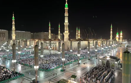 المسجد النبوي في المدينة المنورة