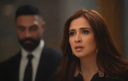 ياسمين عبد العزيز وكريم فهمي من مسلسل وننسى اللى كان - الصورة سكرين شوت من حلقات المسلسل