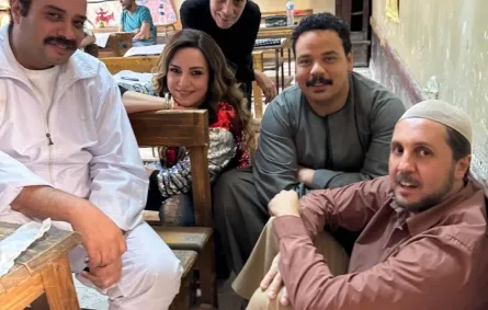 أبطال فيلم برشامة - الصورة من صفحة هشام ماجد على إنستغرام