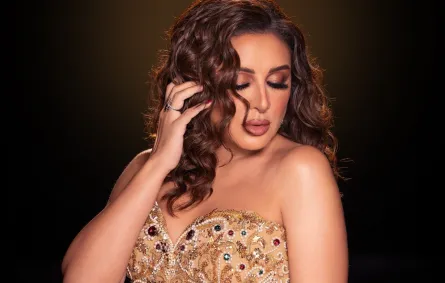 إطلالة أنغام من حفل جدة - الصورة من صفحتها الرسمية على الفيس بوك