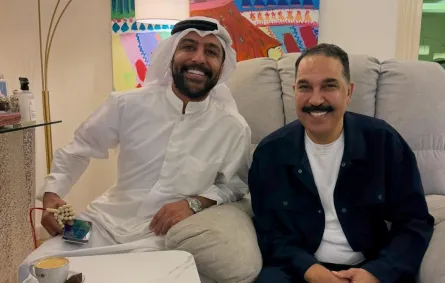 محمد صفر برفقة عبدالله الرويشد- الصورة حساب محمد صفر على الانستغرام