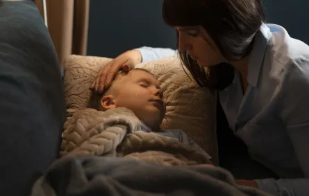 صورة لطفل نائم