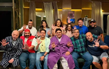 أبطال مسلسل اللعبة 5- الصورة من حساب ميرنا جميل على إنستغرام