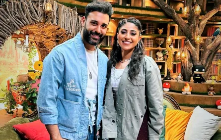 فهد العليوة وشجون الهاجري -الصورة من حسابه على الانستغرام