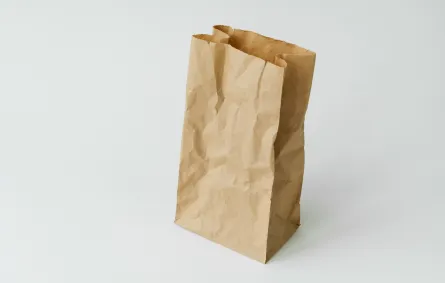 كيس ورقي قابل لإعادة التدوير